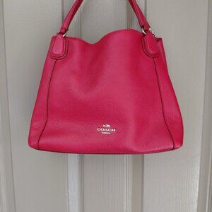 Coach Sierra Satchel - Red Leather